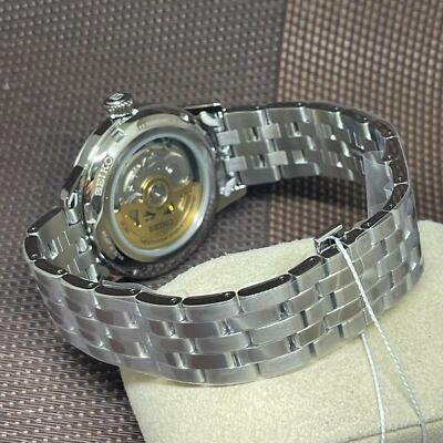 Pre-owned Seiko Ssa441j1 Presage Cocktail Open Heart Green Analog Automatic Japan Watch