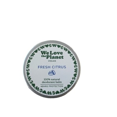 We Love The Planet Fresh Citrus Deodorant Balm 