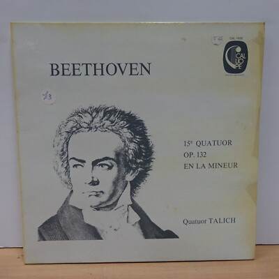 CAL 1639 BEETHOVEN String Quartet OP 132 TALICH QUARTET CALIOPE STEREO LP NM
