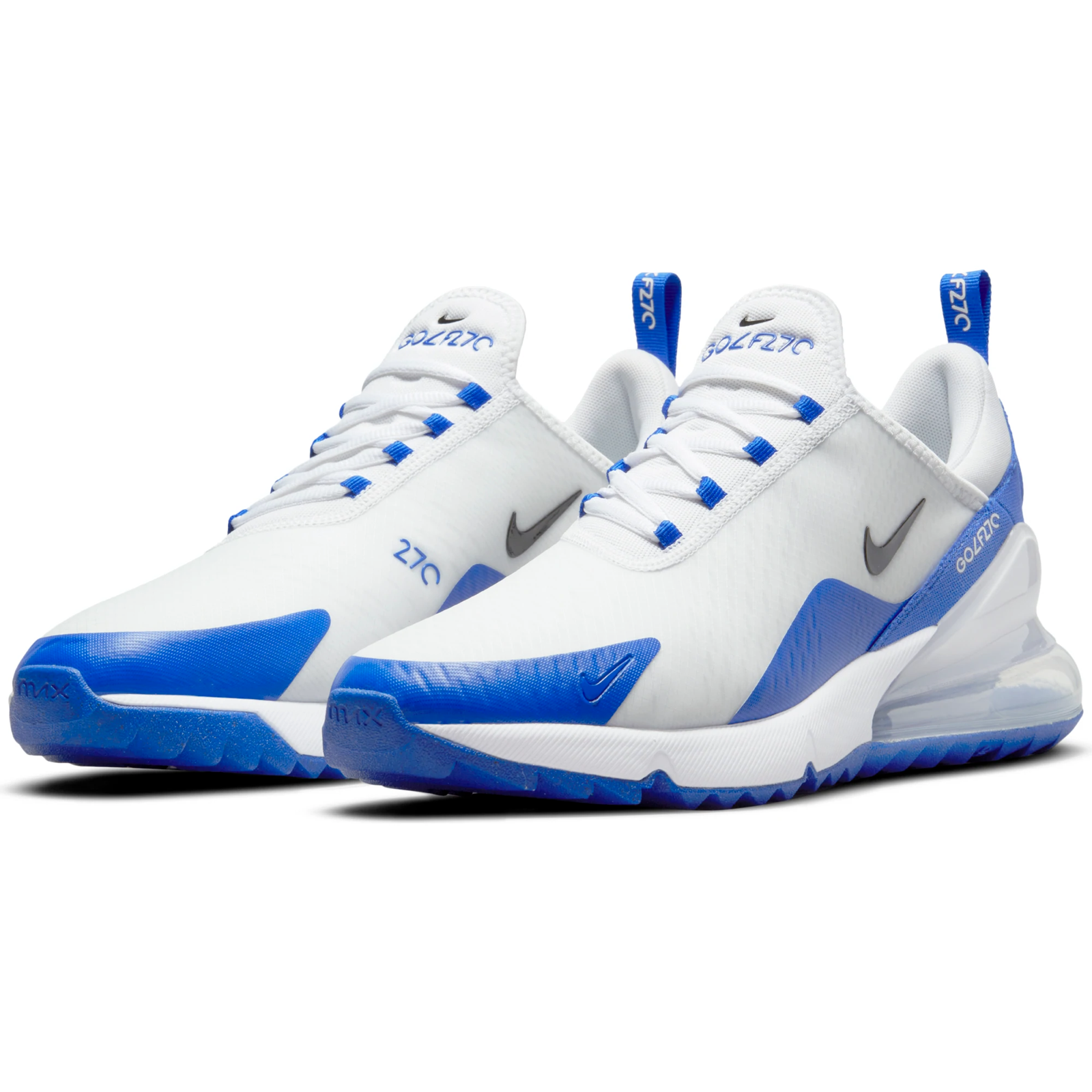 Nike Air Max 370 G Golf Shoes White Racer Blue Sz 9 CK6483 106 eBay