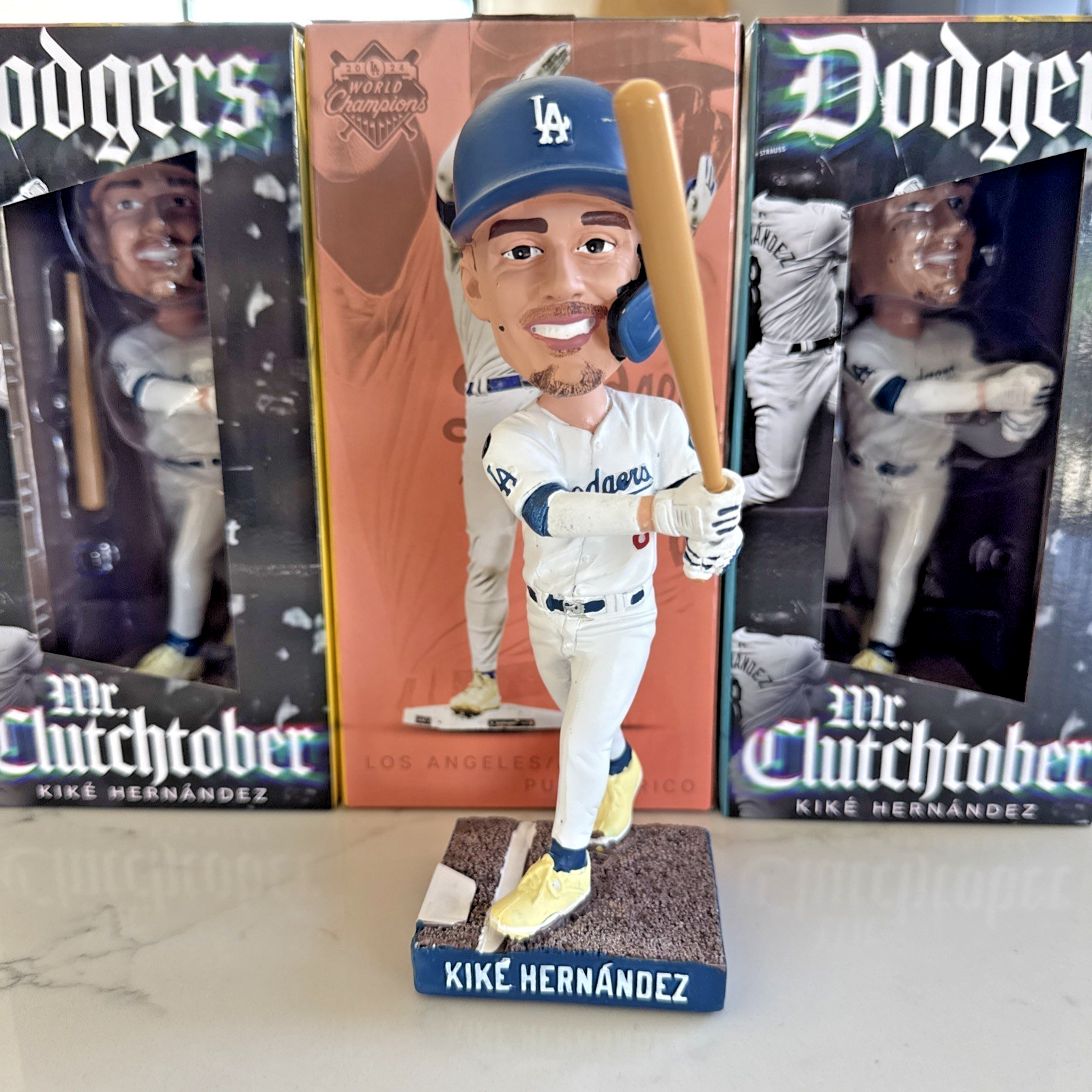 Dodgers Kiké Hernández Mr. Clutchtober Clutchtober Kike Hernandez LA DODGERS 2025 SGA Bobblehead | eBay