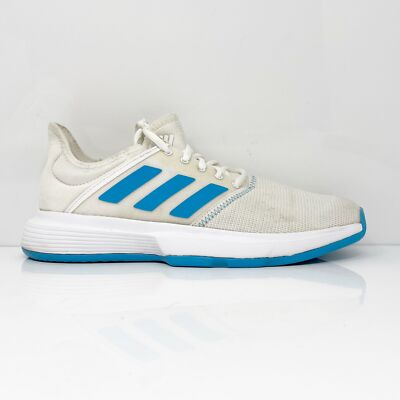 Adidas Womens GameCourt CG6367 Белые кроссовки для бега, размер 8,5, Белый, GameCourt