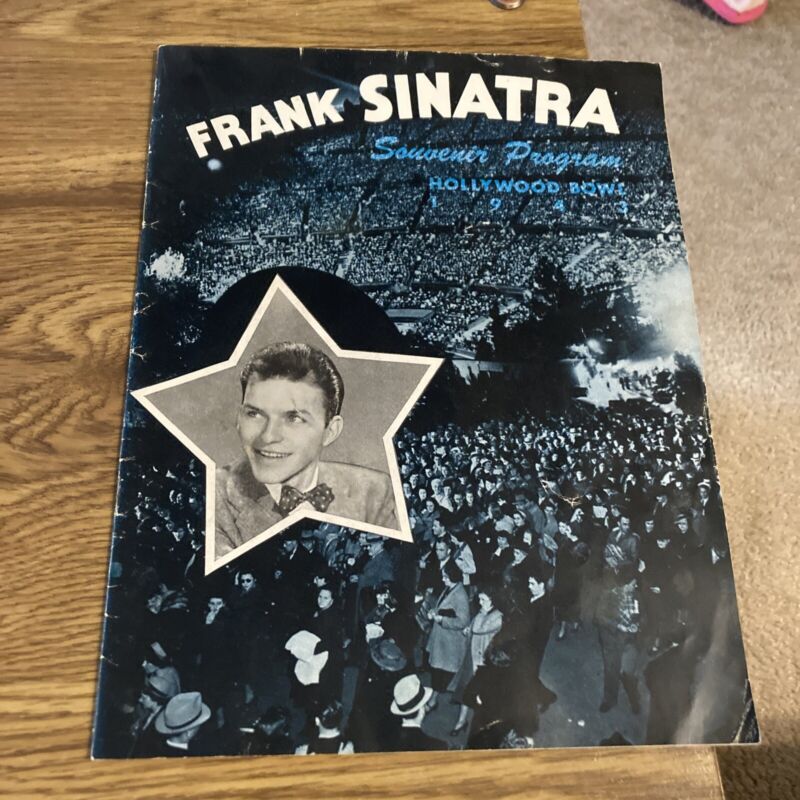 Frank Sinatra Souvenir Program, Hollywood Bowl August 14, 1943 - ORIGINAL!