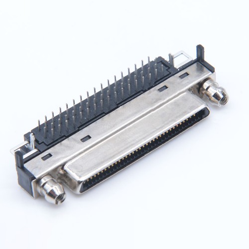 VHDCI 68PIN Connector V68 Female Seat 90 Degree Welding Wire Type