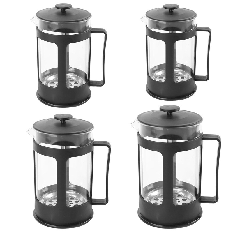 Glass Cafetiere Coffee Tea Plunger Jug Pot For Espresso, Tea