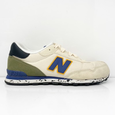 

New Balance Boys 515 GC515AT Бежевые повседневные кроссовки Размер 6 M, Бежевый, 515