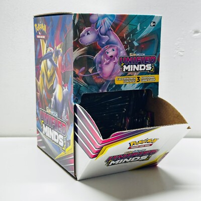 Unified Minds - Dollar Tree Gravity Box w/ 96 Sealed 3-Card Packs - Pokémon TCG