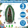 SIRUITON Upright Christmas Tree Storage Bag for 7.5 ft Tall,Heavy Duty 210D Oxford Fabric Vertical Xmas Storage Bags,Waterproof and Tear-Resistant Christmas Tree Cover with UV Protection