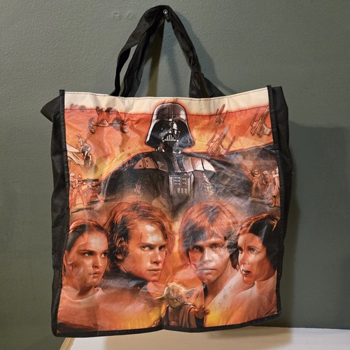 Star Wars Reusable Tote Bag Darth Vader Yoda Luke Skywalker