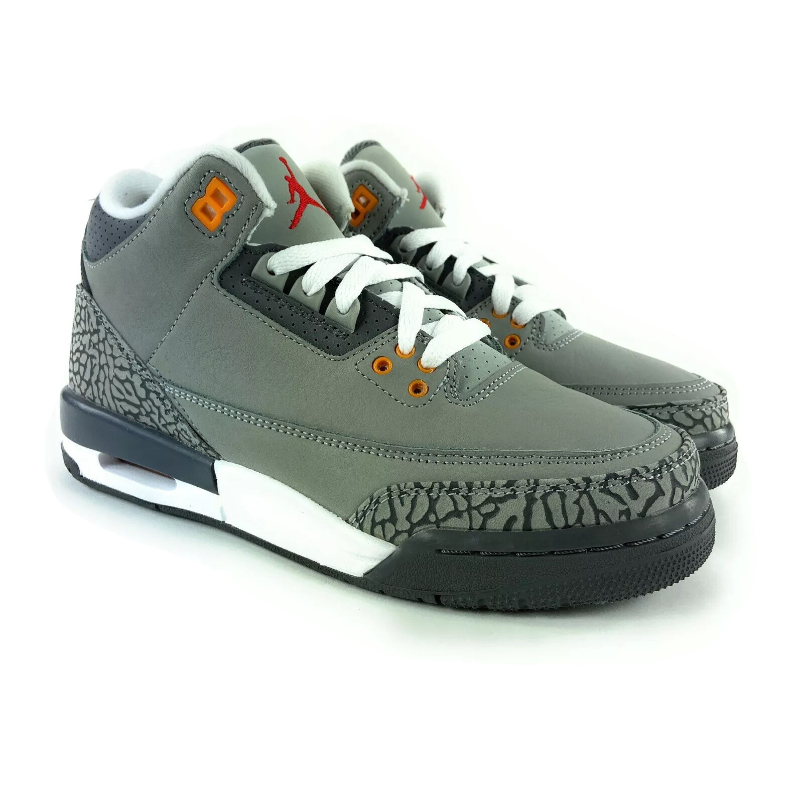air jordan 3 silver sport red