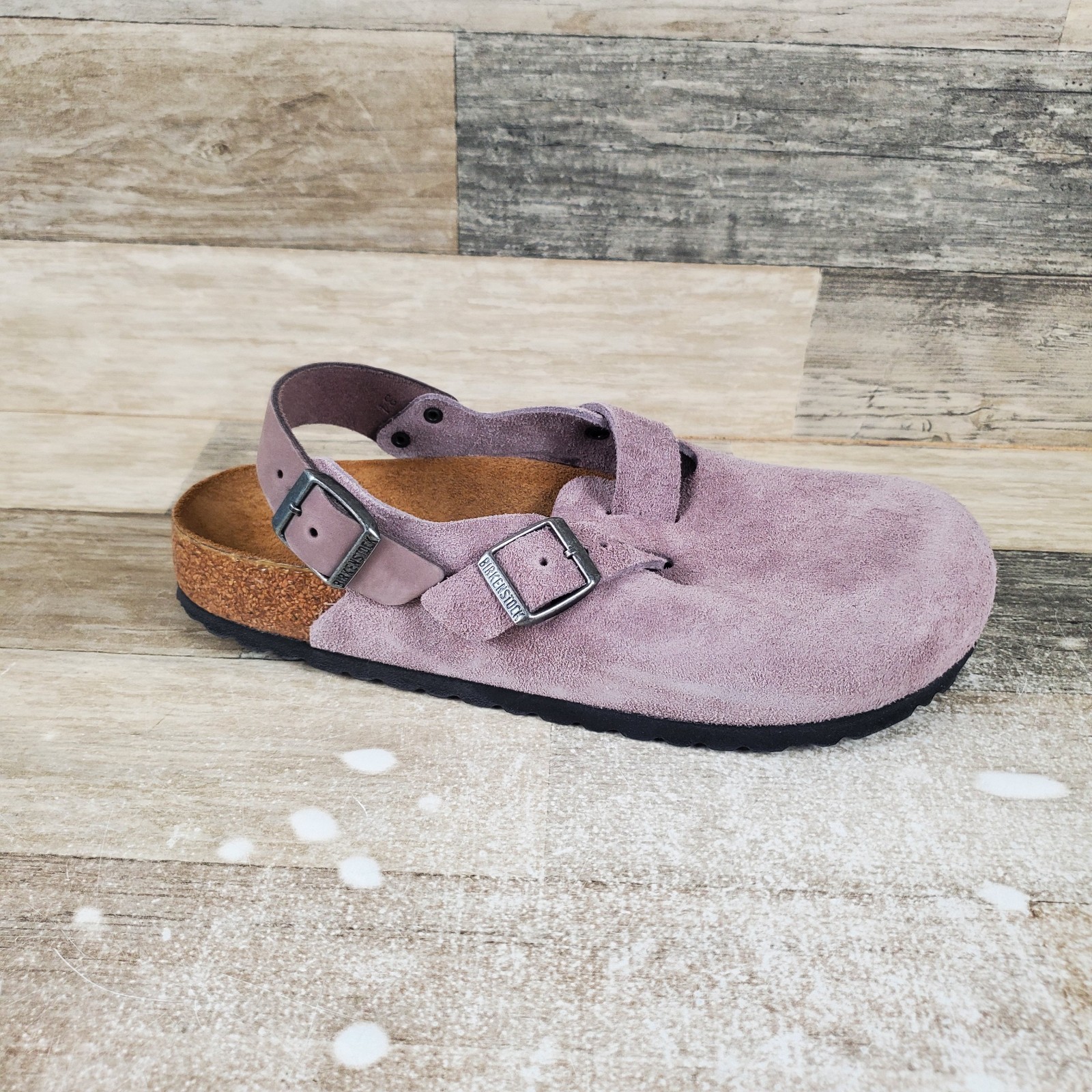 BIRKENSTOCK Tokio Ⅱ Suede Faded Purple Birkenstock Tokio II Clogs Mens 8 Womens 10 Faded Purple