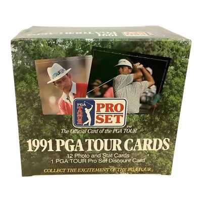 1991 PGA Tour Pro Set Pro Golf Association Tour Cards Factory Sealed 1 Box