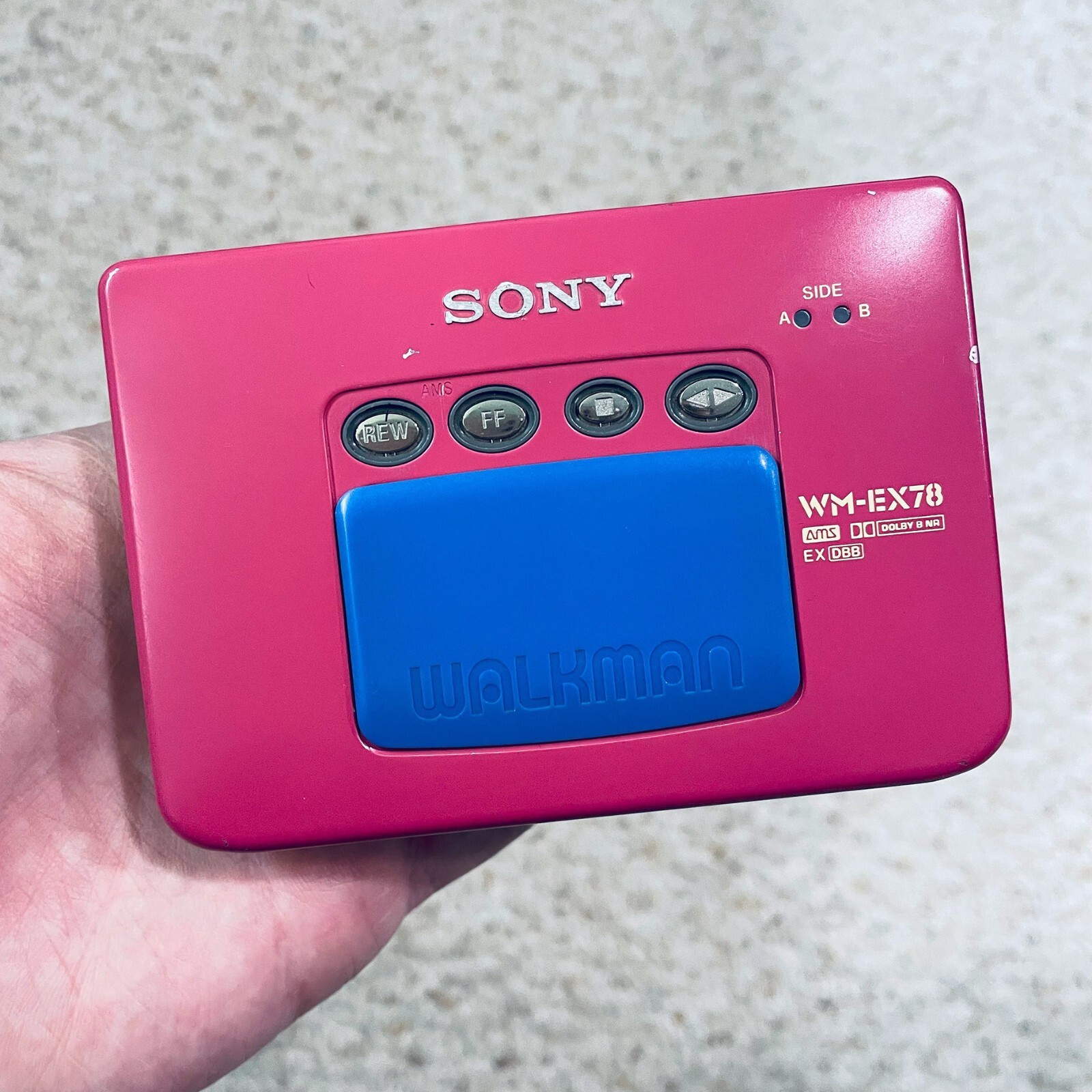 SONY Walkman CASSETT PLAYER WM-EX910 ピンク Sony WM-EX78 ▷ Walkman.land