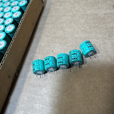 Lot 5 NEC FZ Series 5.5V 0.022F Supercapacitor Farah Capacitor FROH223Z V7 215