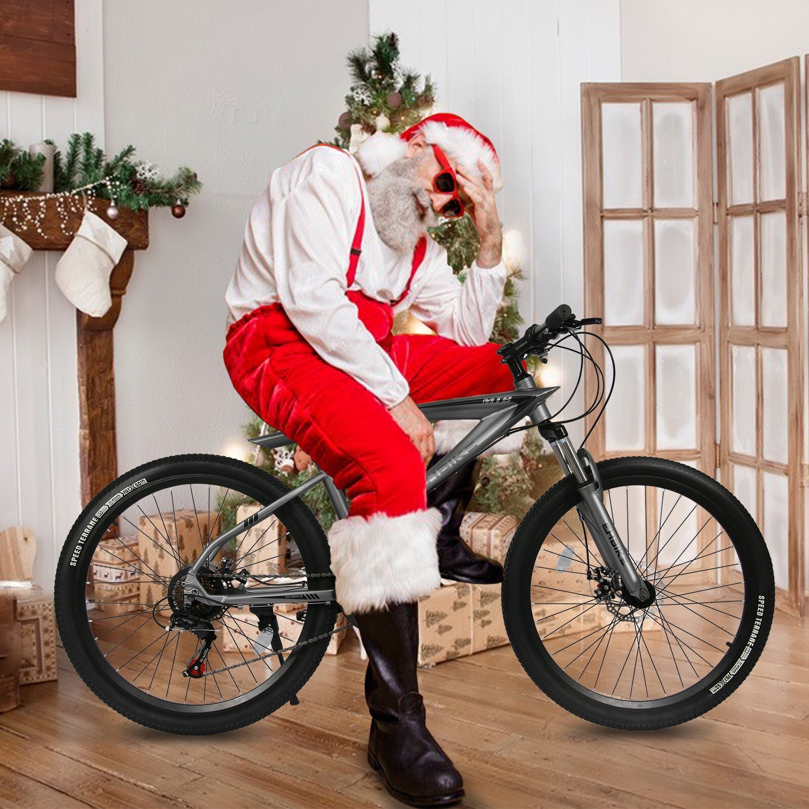 26inch 21Speed Mountain Bike Double Disc Brakes Aluminum All