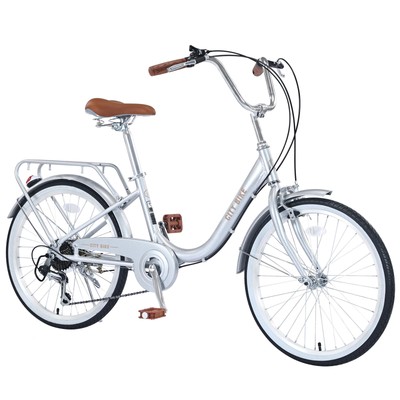 22 Girls Bicycle, 7 Speed, Aluminum Frame, Multiple Colors -