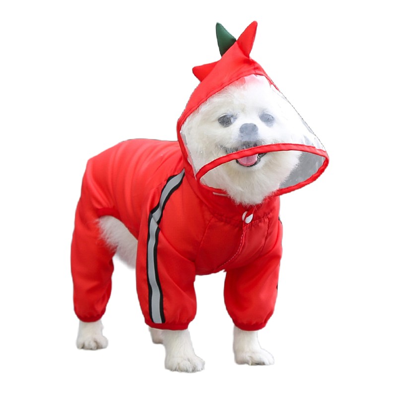S Outdoors Waterproof Hoodie Jacket Pet Pubby Rain Coat S-xl Sized