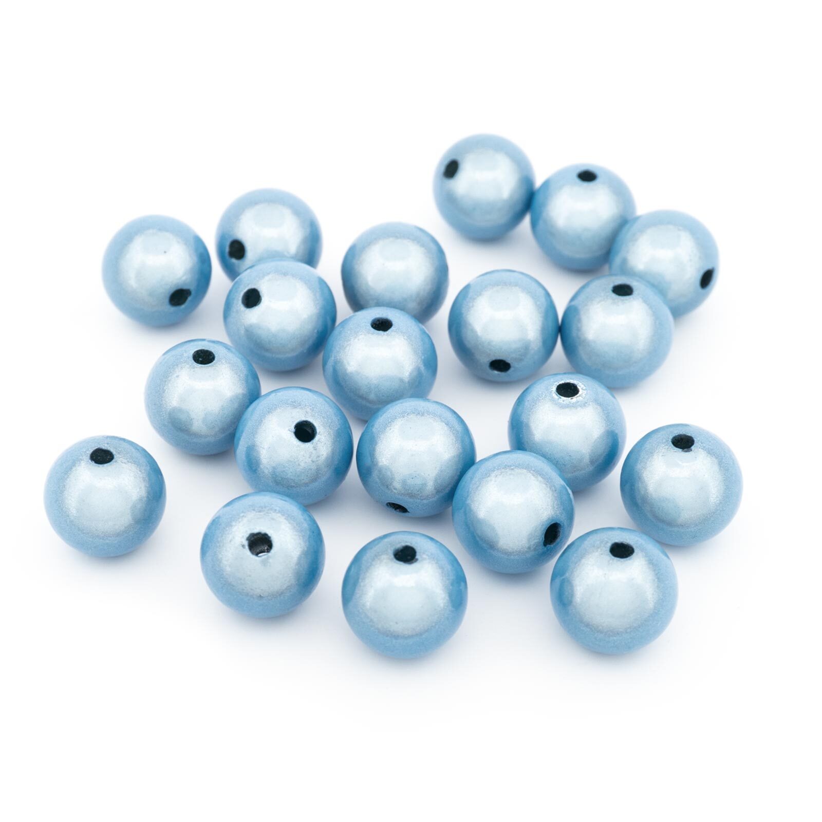 Rosenquarz, Runde Perle, 8 Mm, 6 Stk