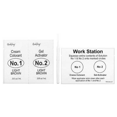 Instant Eyebrow Tint, Dark Brown, 3 Application Kit