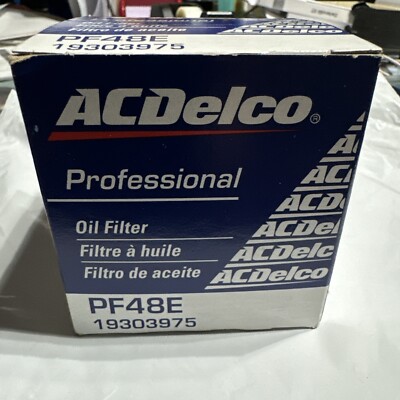 Engine Oil Filter ACDelco PF48E  product of USA  FAST SHIPPING  (Ships from U.S.