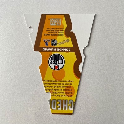 2021 SkyBox NHL Metal Universe #TC-1 Connor McDavid Cheddar