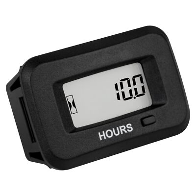 Runleader Digital Maintenance Hour Meter,AC/DC 5V to 277V for ZTR Lawn Mower ...
