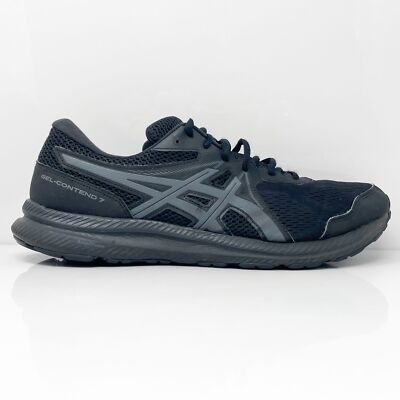 

Мужские кроссовки Asics Gel Contend 7 1011B040 черные кроссовки размер 13, Черный, Gel Contend 7
