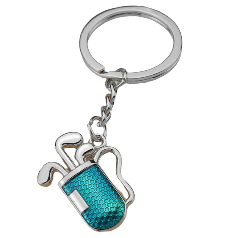 Creative Sports Golf Ball Keychain Keyring Bag Pendant Key Chain Gift