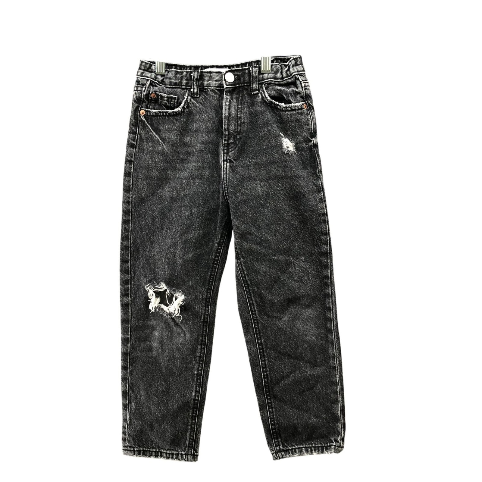 ZARA buggy denim black 古着 中古・古着通販】ZARA (ザラ) バギーデニムパンツ グレー サイズ