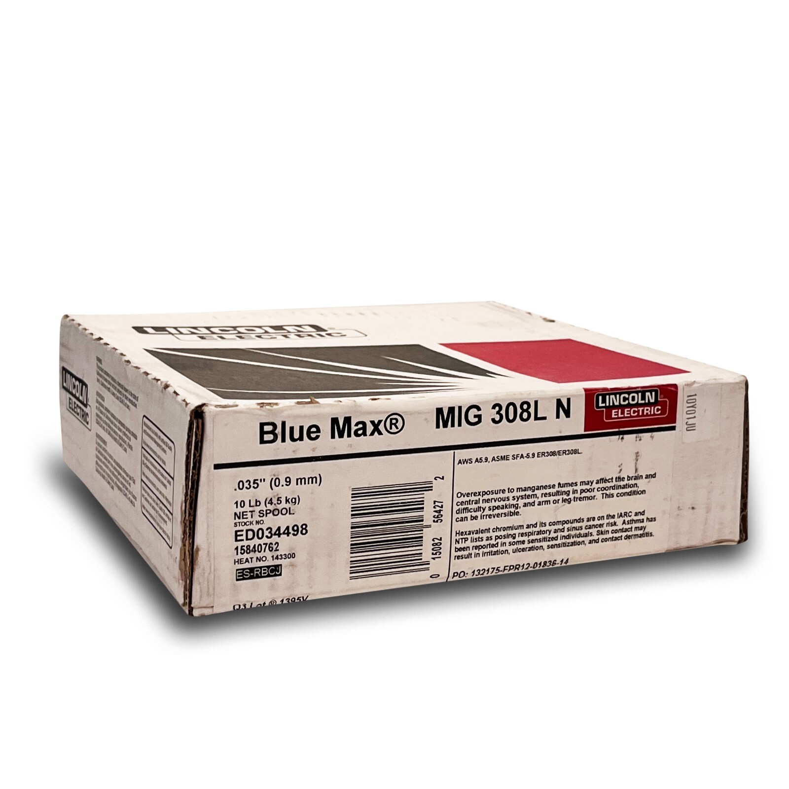 Lincoln Electric Blue Max 308L N .035 Stainless Steel MIG Welding Wire 10 lb 