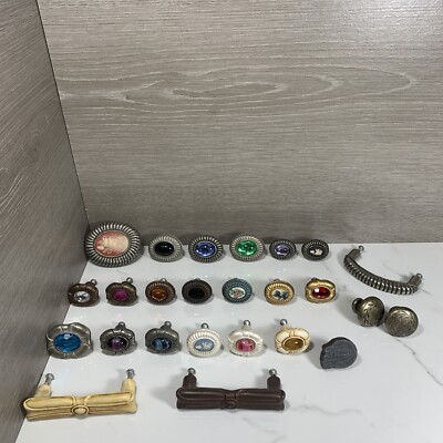LOT Of 25 ANNE AT HOME DIFFERENT PEWTER CABINET PULLS