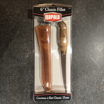 Rapala J. Marttiini 6  Classic Fillet Knife Leather Sheath CF6VH Fishing NEW 