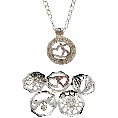 Necklace with interchangeable best sale discs