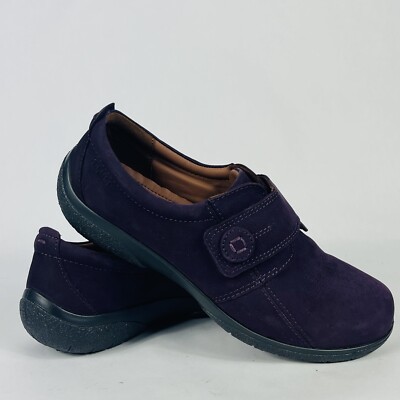 Hotter Comfort Concept Shoes Women s Size 8.5 Plum Suede