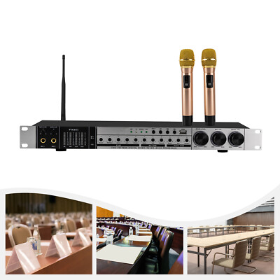 KTV Karaoke Audio Processor Digital Mixer Microphone USB /Bluetooth Input Audio
