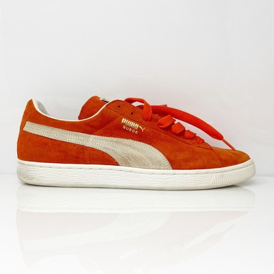 

Puma Mens Suede Classic Plus 352634 96 Оранжевая повседневная обувь Кроссовки Размер 11, Оранжевый, Suede Classic Plus