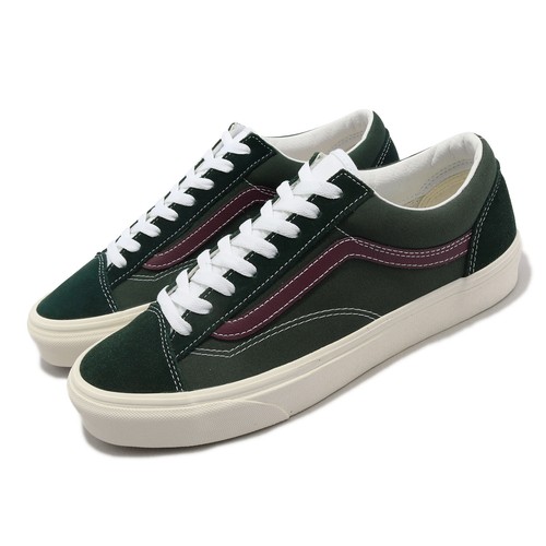 Vans Style 36 Scarab Зеленая винтажная замшевая мужская повседневная обувь унисекс VN0A54F6678