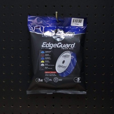 Buff & Shine EdgeGuard Foam Pad, Blueberry, Heavy Polishing, 5" / 130mm #556EG