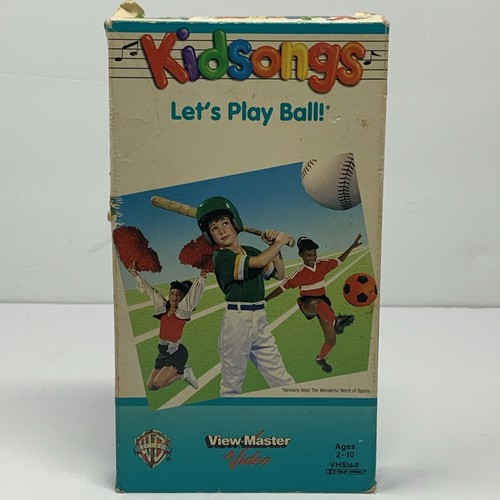 [VHS]  ストリートダンス  [90年代] 5本セット Vintage Kidsongs Let's Play Ball VHS 1990 View-Master Video