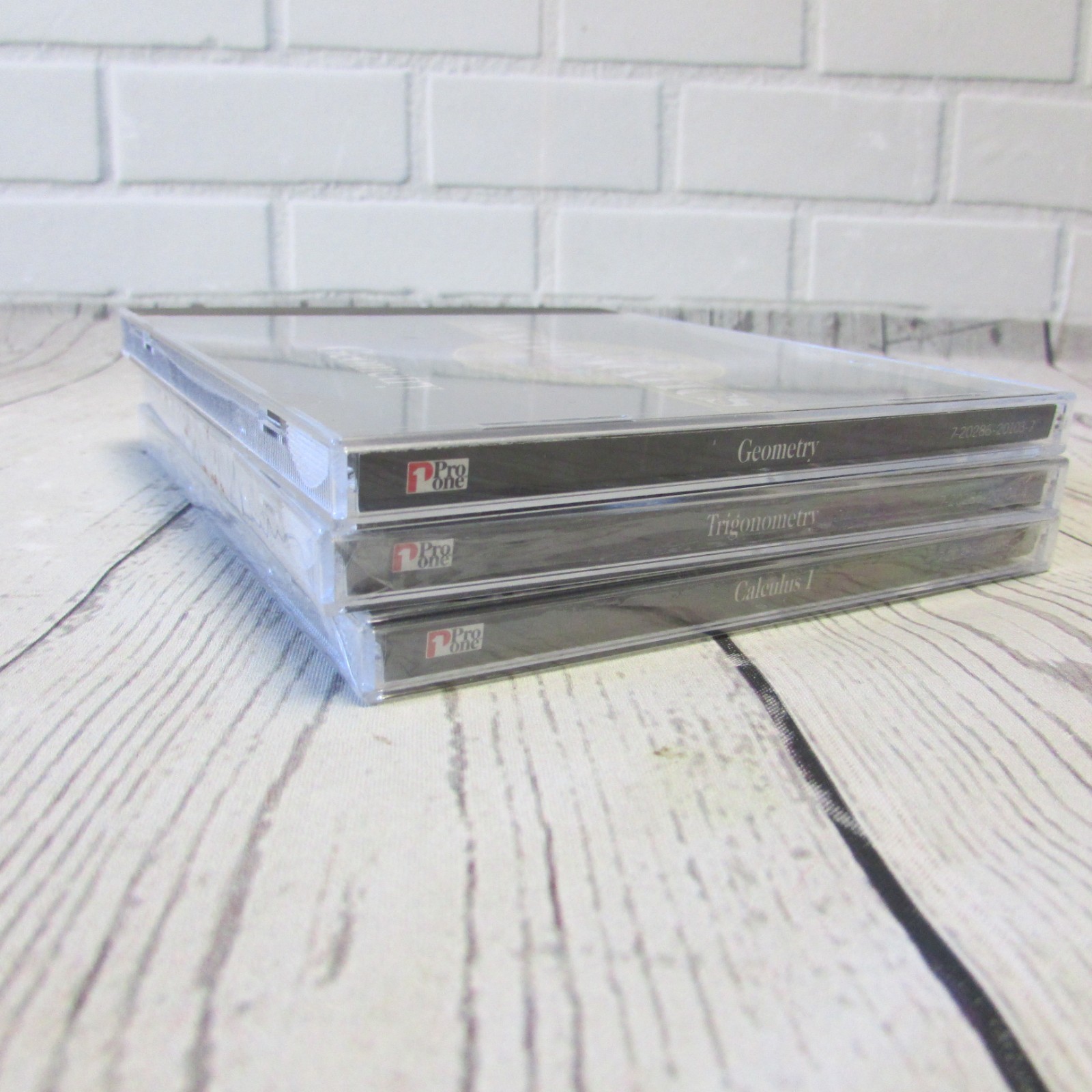 Pro One Mathematics CD-Roms Lot of 3 Geometry Trigonometry Calculus Windows