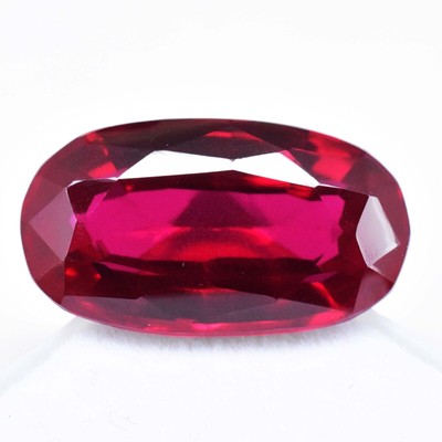 23.30ct 23x12mm Oval Natural Blood Red Ruby CERTIFIED Loose Gemstone, Mozambique