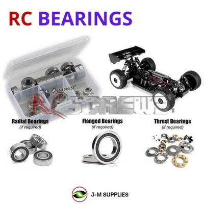 RCScrewZ Rubber Shielded Bearings hot044r for Hot Bodies E819RS (#204645) | KIT