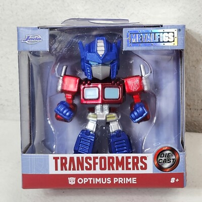 2024 Jada Toys 3'' Die-Cast Transformers Optimus Prime Metalfigs Action Figure