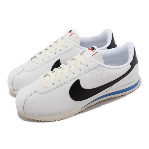 

Nike Cortez Белый Черный Синий Мужская повседневная обувь для образа жизни Кроссовки DM4044-100, Cortez
