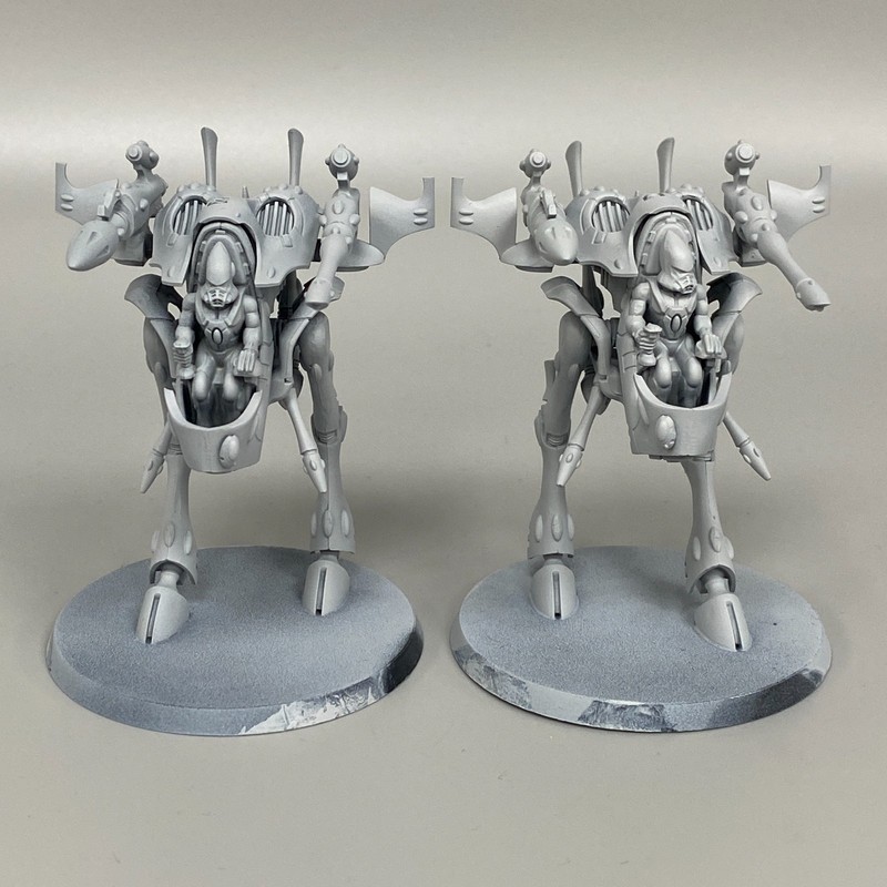 2 War Walkers Warhammer 40k Aeldari Eldar Jeux Workshop VÃ©Hicule Craftworld
