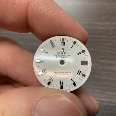 ROLEX GENUINE WHITE ROMAN DIAL FOR MIDSIZE DATEJUST 68274 68240