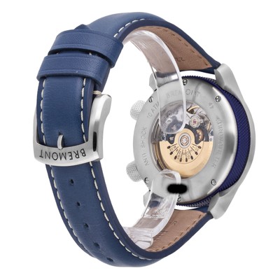Pre-owned Bremont U-2 Stainless Steel Blue Dial 43mm Automatic Men's Watch U2-bl-r-s