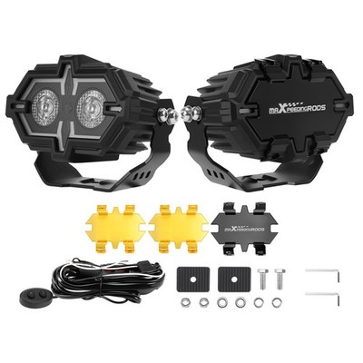 LED Driving Light 108W 4.5x2.5inch For Off-Road SUV Truck Escavatori IP68 9-32V