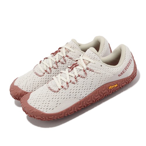 

Merrell Vapor Glove 6 Moonbeam Grey Women Outdoor Trail Running Shoes J067896, Vapor Glove 6