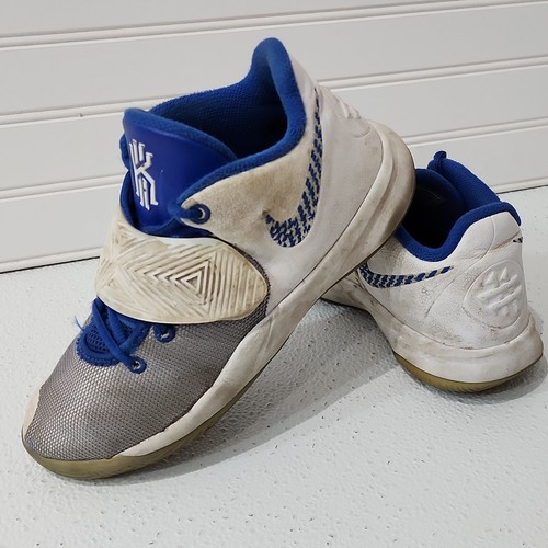 kyrie irving basketball shoes blue and white